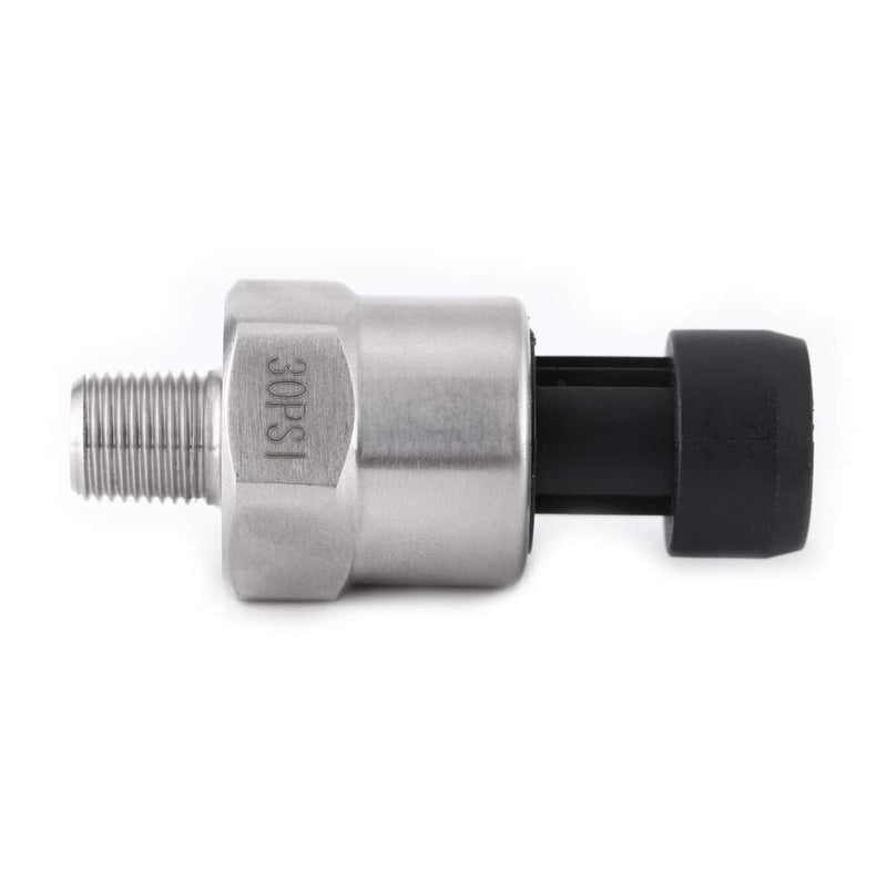 [Australia - AusPower] - 1/8NPT Thread Pressure Transducer Sender Sensor Stainless Steel 30Psi for Oil Fuel Air Water 