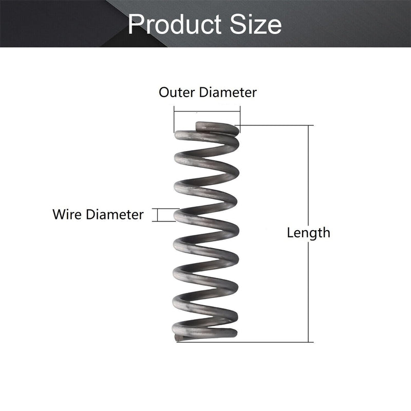 [Australia - AusPower] - 20pcs Small Compressed Spring 304 Stainless Steel Pen Spring, Release Spring 10-30mm ( 0.39"-1.18" ) Length, Outer Diameter 4-6mm ( 0.16"-0.24" ) Small Springs Compression ( Style : 20pcs , Size 0.3mm*4mm*25mm 