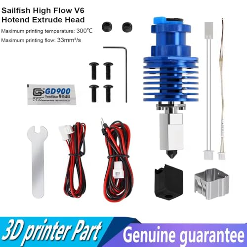 Ender 3 3D Printer Hotend For Ender 3/ Ender 3 V2 / Ender 3 Pro Hotend Upgrade Kit Supports 300°C High Temperature TZ V6 2.0 Ender 3 V2 Extruder Hotend Kit (TZ V6 2.0 Set) TZ V6 2.0 Set