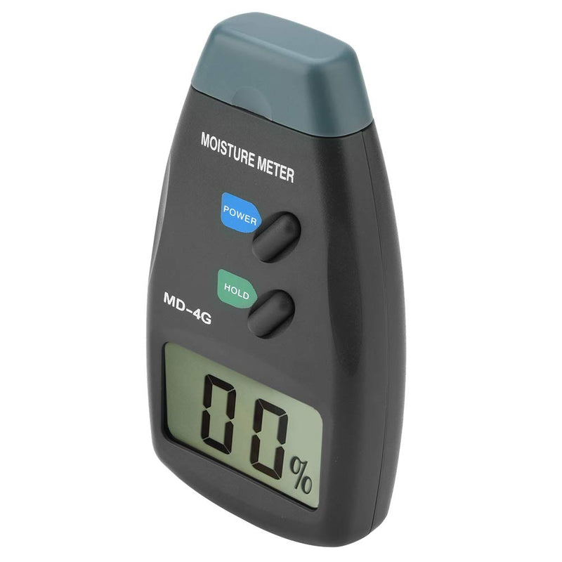 [Australia - AusPower] - Wood Meter MD-4G LCD Digital Hygrometer Humidity Tester for Timber with Large LCD Screen,High Accuracy,Probe,Data Hold and Low Battery Indication 