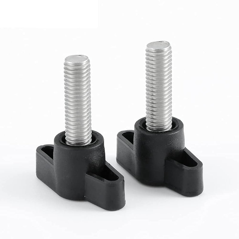 [Australia - AusPower] - 4 Pcs M8 x 20mm Thumb Screws 304 Stainless Steel Head Diameter 36mm Z-Shaped Handle Screw Knob Bolt Clamping Handle Knurled Thumbscrew Grip Handgrips 36-M8x20mm(4Pcs) 