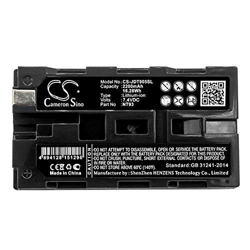 [Australia - AusPower] - Generic Battery for JDSU NT905 Test-Um NT905 Validator NT1150 NT1155 NT-900 AS-is NT950 NT955 Test-Um Validator NT900 Test-Um Validator NT99 Validator-NT, fit for NT93 NT99 19-3762, Black 
