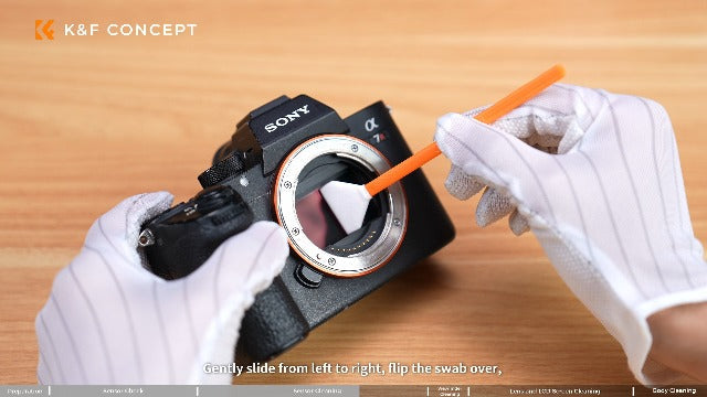 K&F CONCEPT APS-C Frame Sensors Cleaning Swabs X6,for CCD and CMOS
