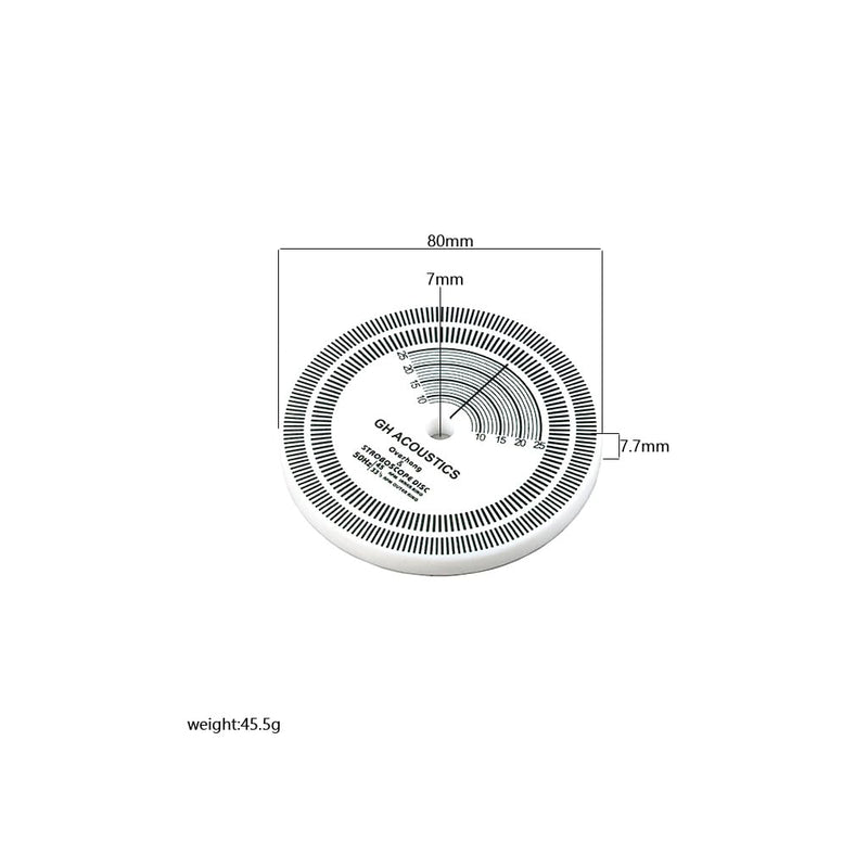 [Australia - AusPower] - LP Vinyl Record Turntable Phono Tachometer Calibration Strobe Disc Stroboscope Mat 33 45 RPM 