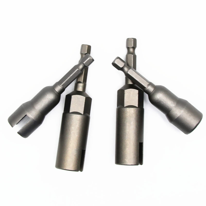 [Australia - AusPower] - 2Pcs Slot Wing Nut and 2Pcs Deep Power Wing Nut Driver for Panel Nuts Screws Eye Q Hanger C Hook Bolt 2Set 