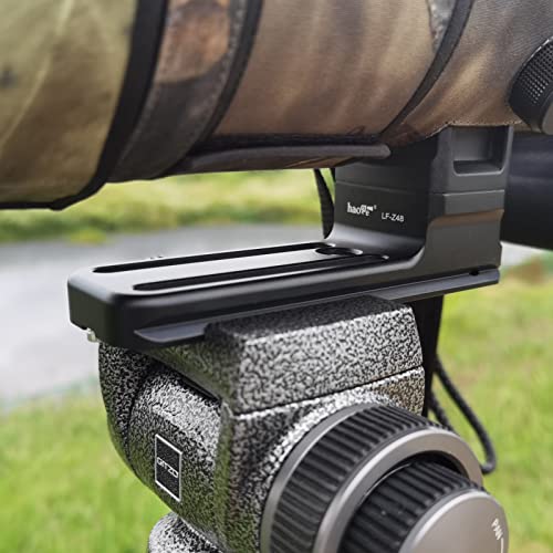 Haoge LF-Z48 Lens Collar Replacement Foot for Nikon NIKKOR Z 800mm f/6.3 Z VR S-line and Z 400mm f/2.8 TC Z VR S,Z 600mm f/4 TC VR S Lens,Tripod Mount Ring Built-in Arca Type Quick Release Plate