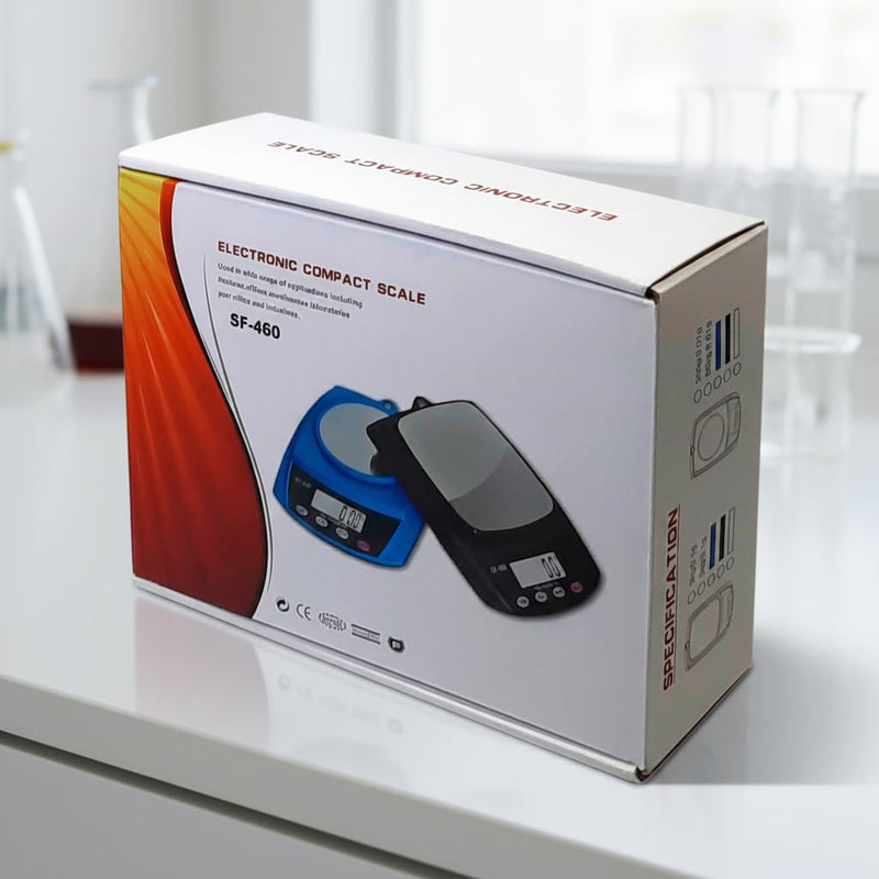 Digital Lab Scale 600g x 0.01g Accuracy Laboratory Balance (Blue) Blue