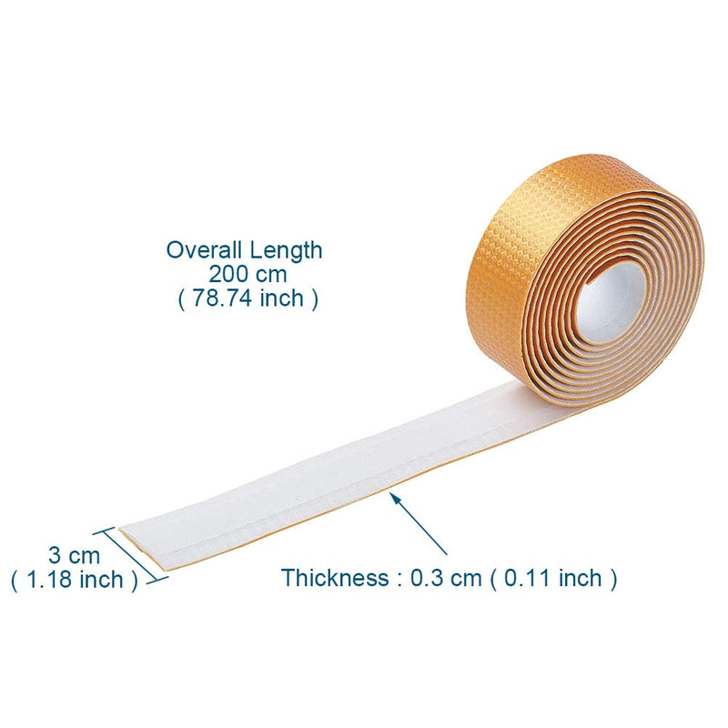 XhuangTech EVA Road Bike Handlebar Tapes, Bicycle Bar Tape, Cycling Handle Wraps (Gold) Gold