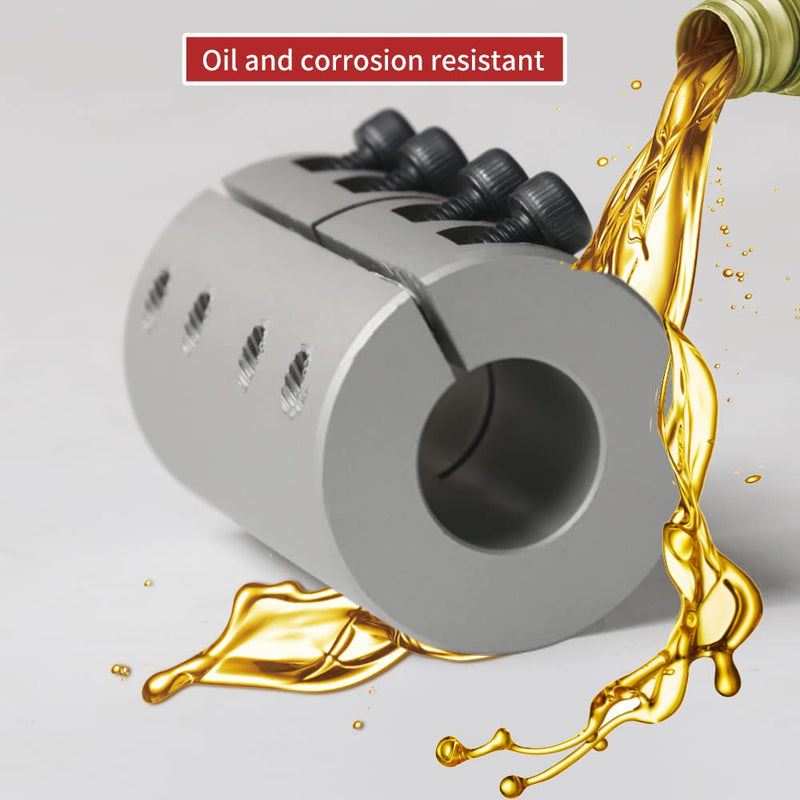 [Australia - AusPower] - 12mm to 14mm Shaft Coupling, Aluminum Rigid Clamp-on Couplings D32 L45, Shaft Coupler for Stepper Motor Servo Motor CNC Machine 3D Printer DIY Encoder 12mm to 14mm 