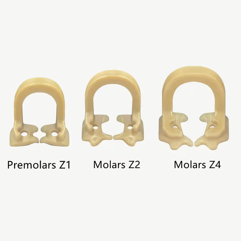 [Australia - AusPower] - Dental Rubber Dam Clamps Resin Rubber Barrier Clip Dental Endodental Rubber Dam Holder Autoclavable Dental Dentist Tools 