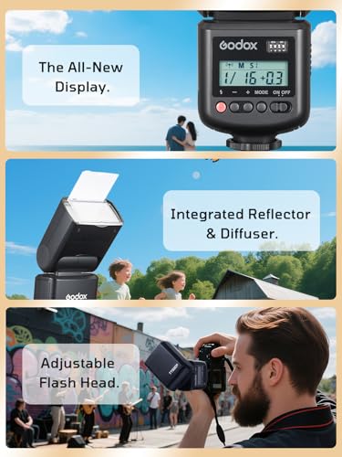 Godox TT520III Camera Flash,1.8s Recycle Time,433MHz Wireless Godox TT520III