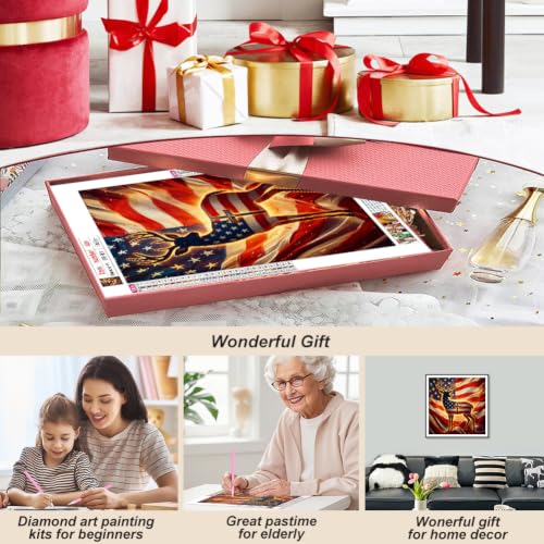 Domnpes Deer Diamond Art, Diamond Painting Kit for Adults