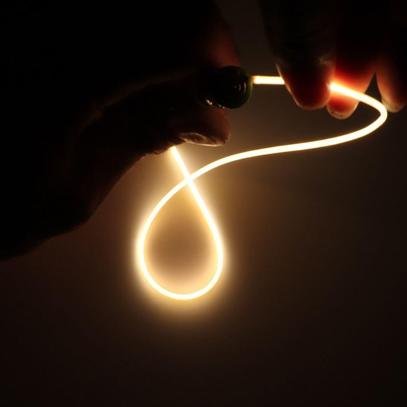 [Australia - AusPower] - 3V Edison Bulb LED Filament Flexible Filament Cob Flexible Lamp Parts, 11.81 inch Edison Bulb DC3V Cob LED Filament Flexible Lamp Parts 2200k Diode Incandescent Flexible Filament, Warm Light 