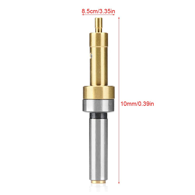 [Australia - AusPower] - Hilitand 1 Piece Mechanical Edge Finder Stainless Steel Cylinder Shank 10mm Shank Diameter 8.5cm Total Length for Metal Plastic Wood 