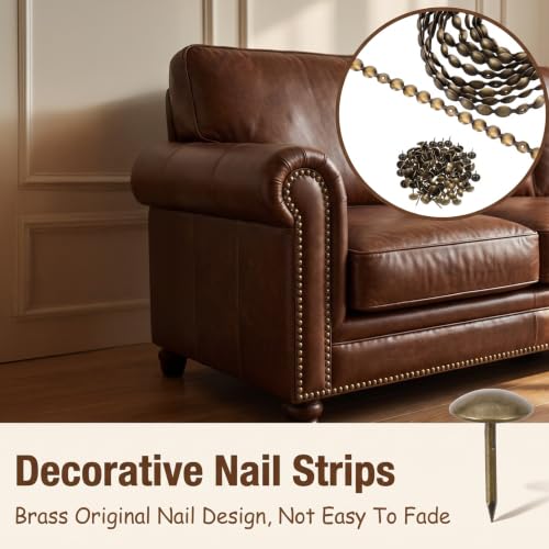 Bnuxpuuo 65.6ft D11mm upholstery tack strip with decorative furniture nail strips
