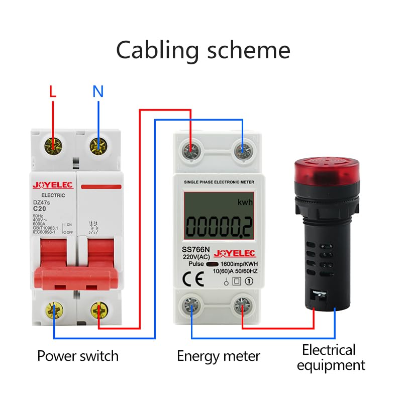 [Australia - AusPower] - JOYELEC Watt hour meter (SS766N) 