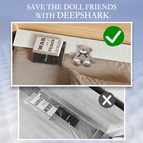DEEPSHARK Mattress Gap Filler, Bed Gap Filler, Twin Mattress Extension Filler for Headboard Seams, Bed Space Cracks White(39"×6"×6", Twin/Twin XL) 39"×6"×6"