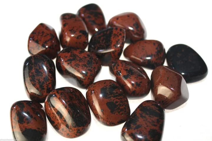 Mahogany Obsidian Tumbled - Healing Stone - Crystal Healing 20-25mm (1) 1