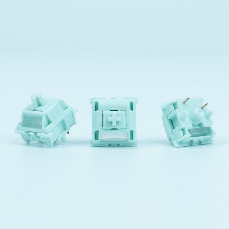 [Australia - AusPower] - GATERON Smoothie Keyboard Switches, Linear RGB LED 5 Pin White 22mm Dual-Stage Spring Factory Pre-lubed 40gf Full POM Key Switches for MX Mechanical Keyboard(105PCS) 105PCS 