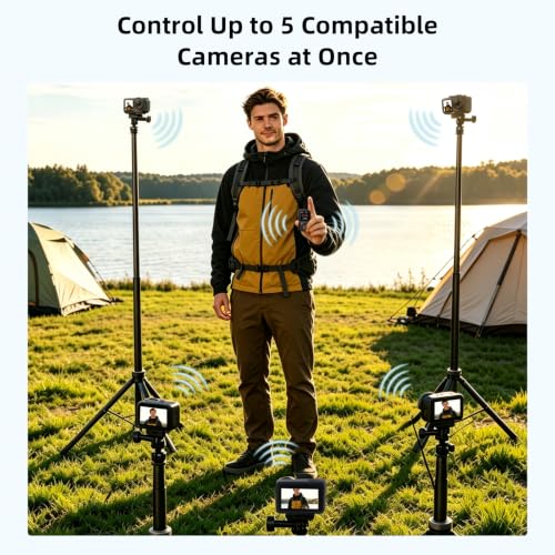 T13 Waterproof Bluetooth Remote for DJI Osmo Action 6/5 Pro/4/Osmo 360 Grey