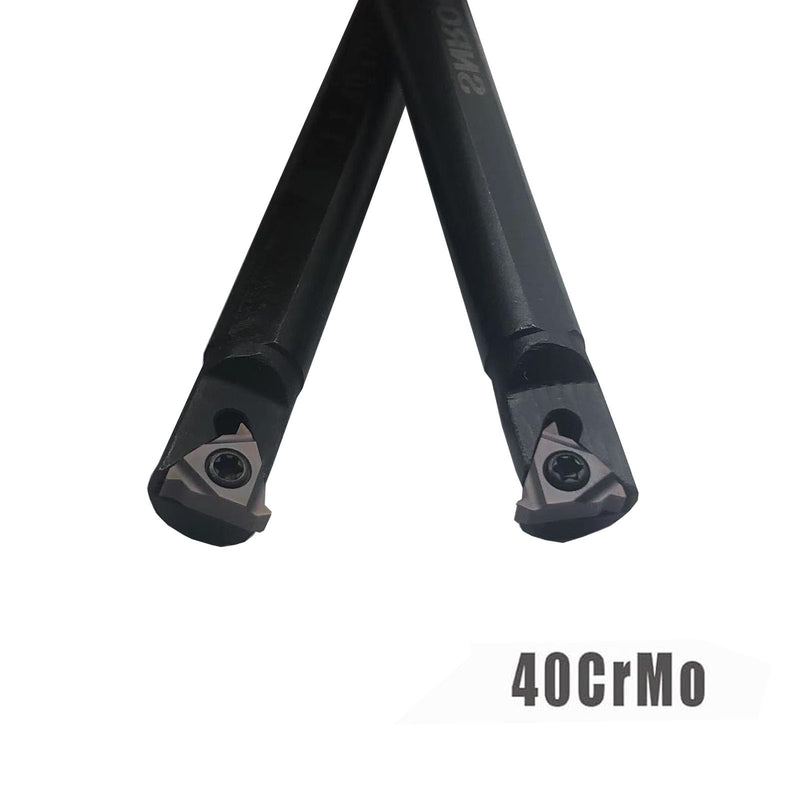 [Australia - AusPower] - 24pcs Rotary Thread Tool Female Thread Tool Holder SNL0010K11 SNR0010K11 Thread Inserts 11ER AG60 11IR AG60 Thread Cutting Inserts for Drill Rod Holder 