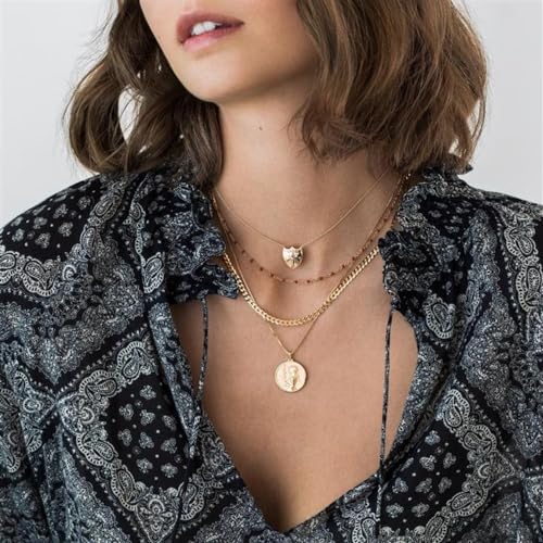 Heroine Joan Of Arc Athena Necklace Medallion Queen Coin Necklace For Women