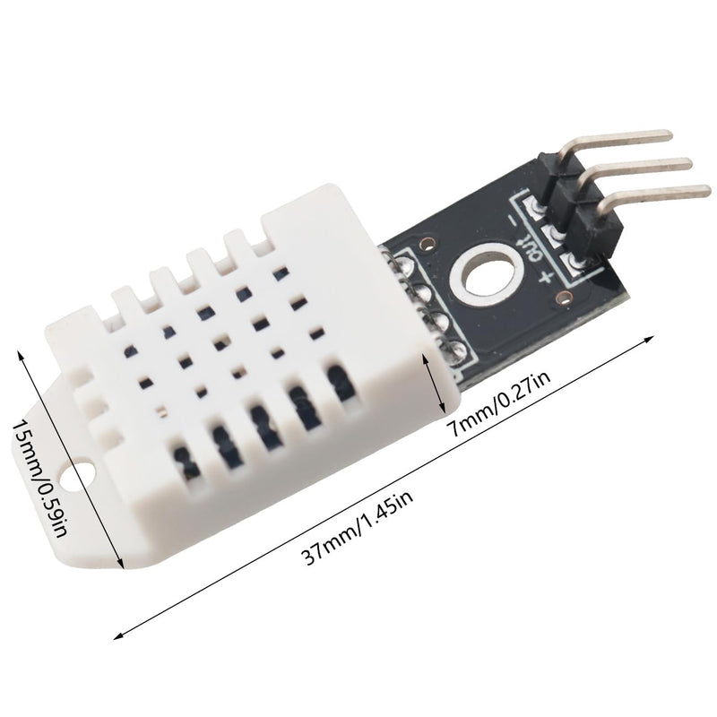 [Australia - AusPower] - DHT22 Digital Humidity Sensor AM2302 Monitoring Sensor Module Electronic Building Blocks Compatible Blackboard with Wire for Indoor Humidity Real Time Monitoring 