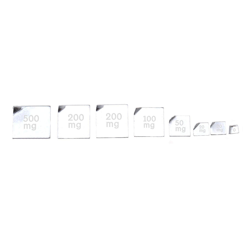 [Australia - AusPower] - 19 Pcs 10mg-200g Calibration Weight with Case for Digital Balance Scale Jewelry Science Lab 