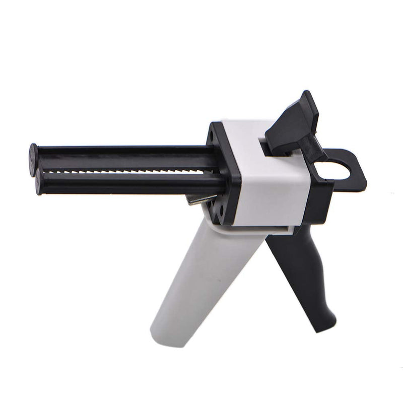 [Australia - AusPower] - Angzhili Dental Impression Mixing Dispenser Dispensing Gun 1:1/2:1 Ratio,Manual Dual Cartridge Applicator Gun Applied to 50ml 
