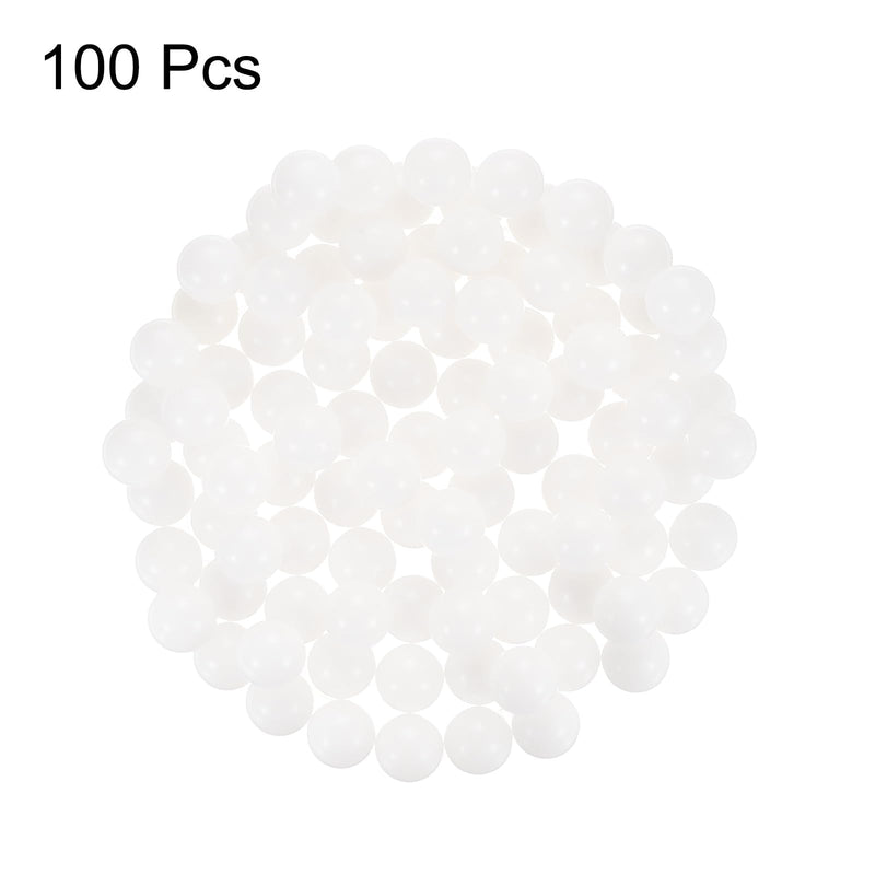 [Australia - AusPower] - uxcell 100pcs POM Bearing Balls 3/8" 9.525mm Solid Plastic Bearing Balls, Precision POM Balls 3/8" 