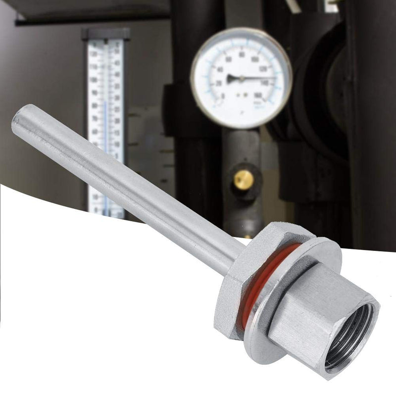 [Australia - AusPower] - Mumusuki 4 Inch Stainless Steel 1/2in Weldless Stainless Steel Thermowell Kit Homebrew Fitting Accessories 