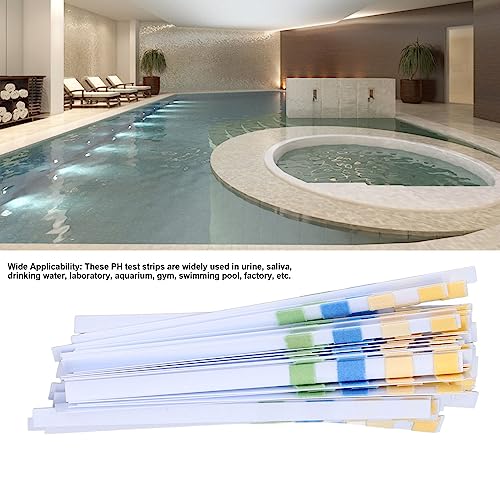 [Australia - AusPower] - PH Test Strips for Urine and Saliva Tests, PH Value Test Kit, 100pcs/Bottle PH Value 0-14 Test Paper, 15 Seconds Test with Colorimetric Method, Track and Monitor 