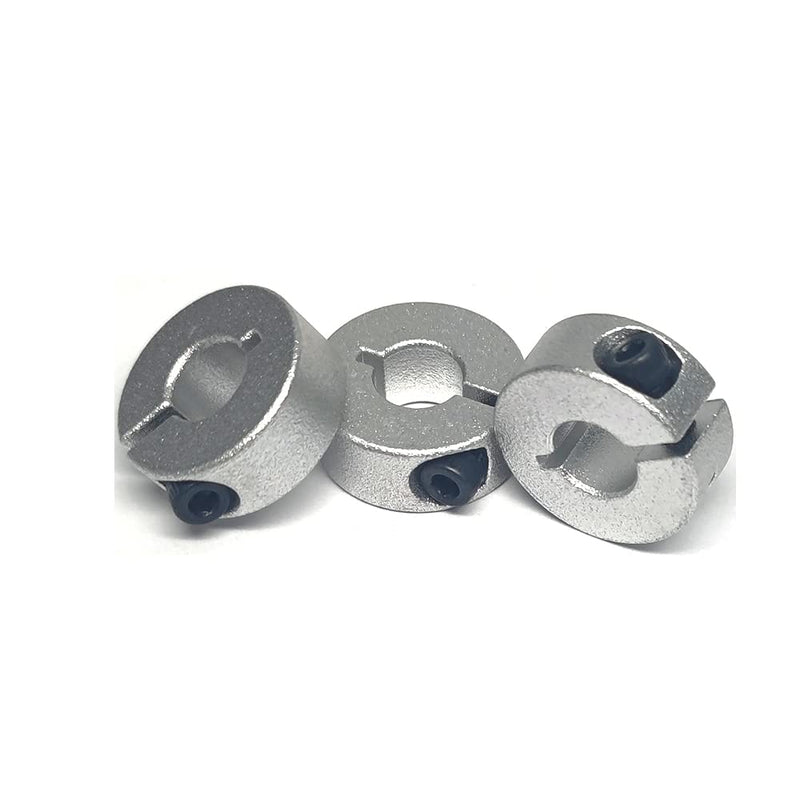 [Australia - AusPower] - Shaft Collar Open Aluminum Alloy Lock Axle Collar Clamp Set Screw for 8mm Linear Rod Shaft Guide,10PCS Open(8*20*8mm) 