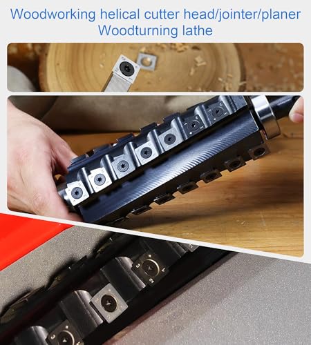 15mm Square with Carbide Cutter Inserts (15×2.5mm) for Woodturning Roughing Tool Fit for Shelix Cutterhead, 10 PCS