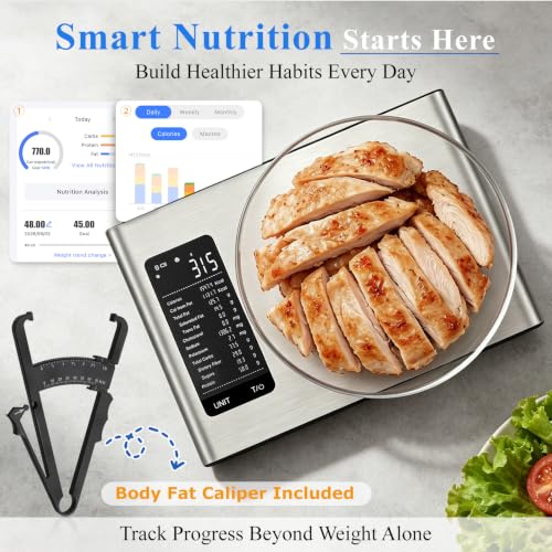 Smart Kitchen Food Scale with Calorie Counting & Nutrition Calculator, 10KG