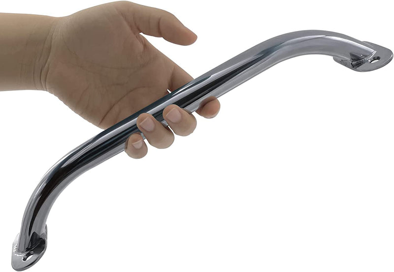 ISURE MARINE 304 Stainless Steel 12 inch Boat Rail Grab Handle Marine Handrail Round Tube Handle for Marine Yacht RV