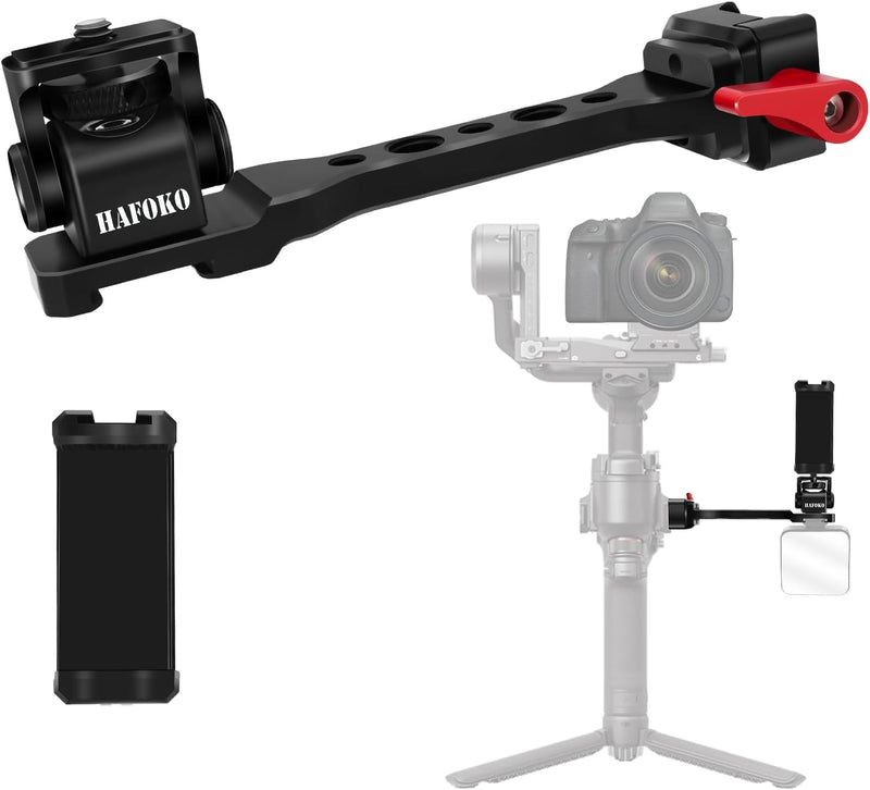 Metal Monitor Handle Phone Holder Compatible for DJI RS5-RS Stabilizer