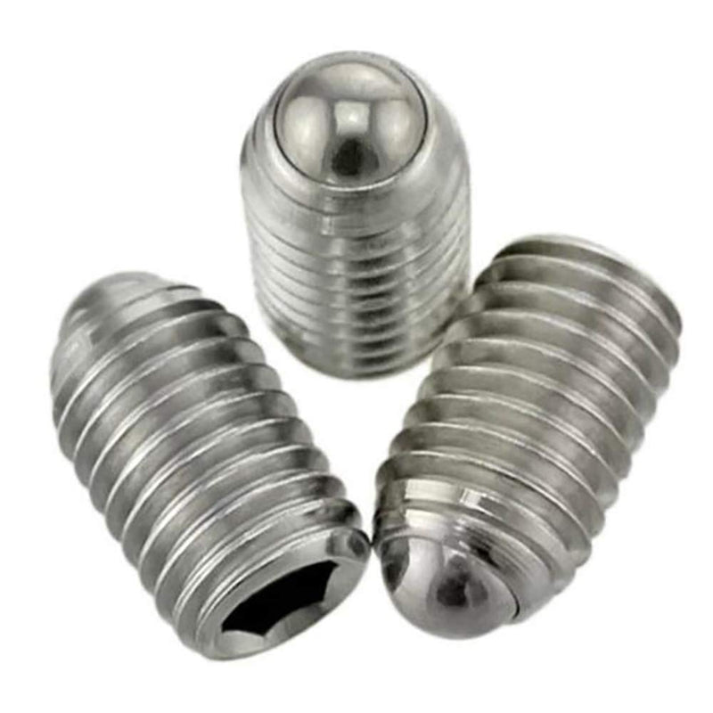[Australia - AusPower] - M5 x 12mm Stainless Steel Hex Socket Spring Ball Point Grub Screws 20pcs M5 x 12mm 