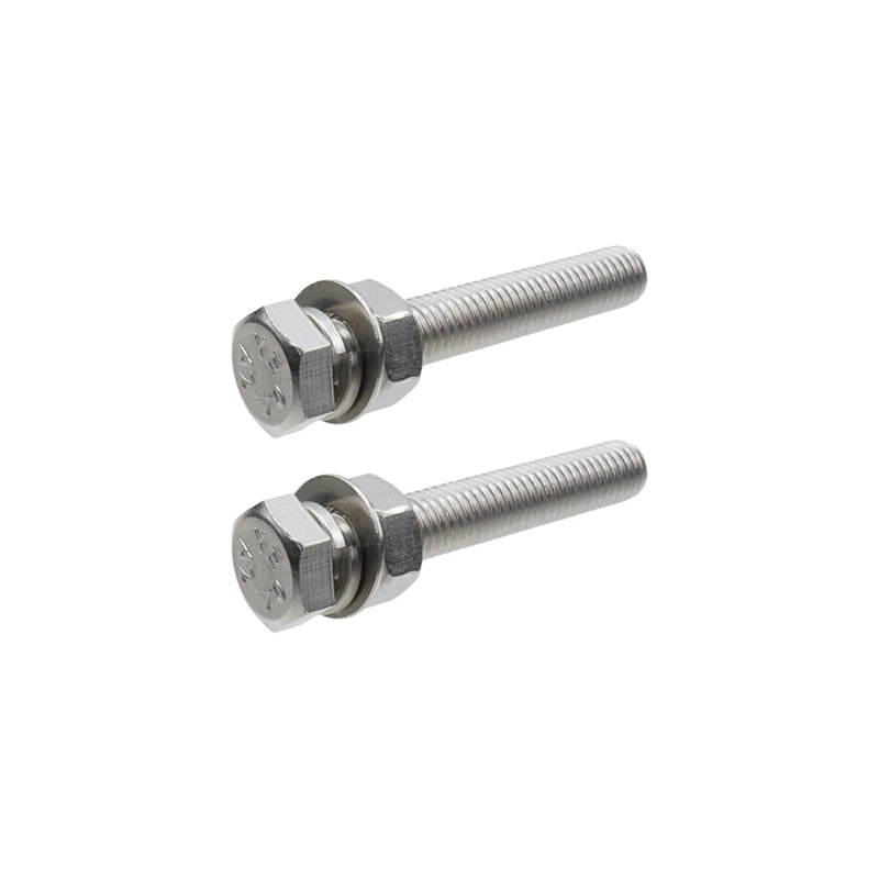 [Australia - AusPower] - Sscon 10Pcs M8 Flat Head Machine Screws and Nuts Kit 304 Stainless Steel Metric Hex Socket Head Cap Bolts Assortment Kit（M8*50mm) M8*50 