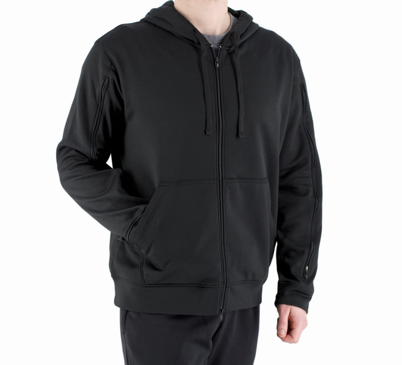 RENOVA MEDICAL WEAR Dialysis Access Sweatshirt - Men's - Women's - Unisex Sizing X-Large Black