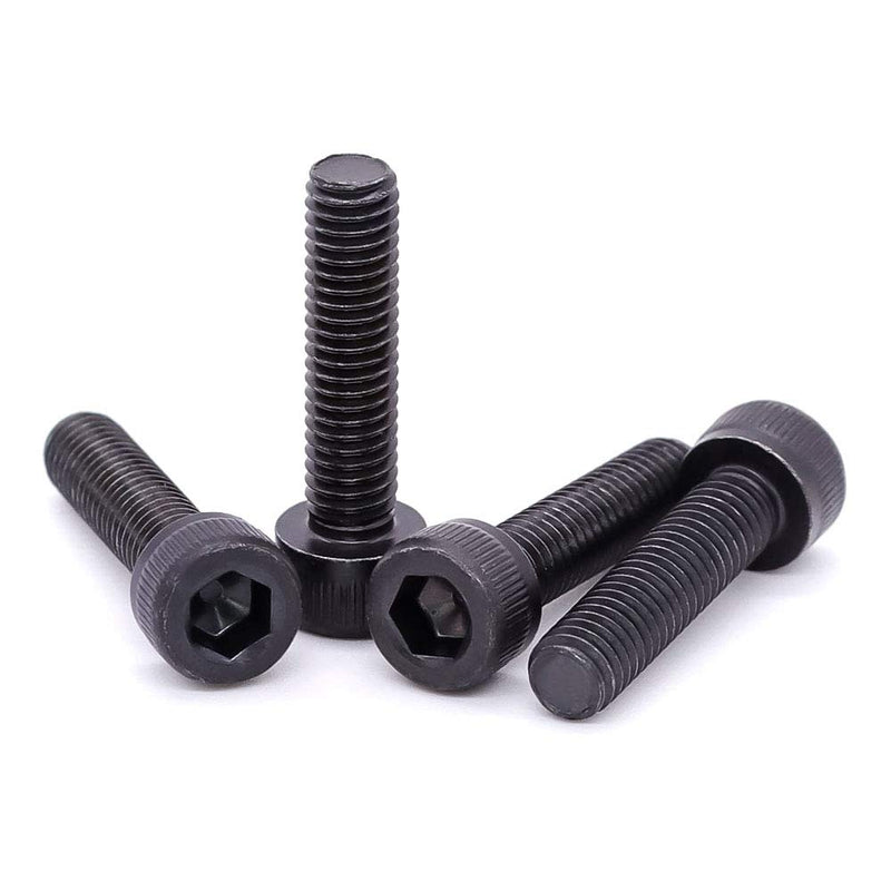 [Australia - AusPower] - 3/8-16 x 1-1/2" Socket Head Cap Screws Bolts, 12.9 Grade Alloy Steel, Black Oxide Finish, Allen Hex Drive, Coarse Thread, 10 PCS 3/8-16 x 1-1/2" 