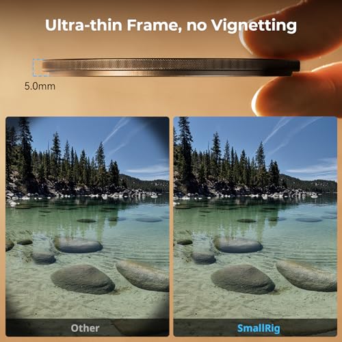 SmallRig 67mm Magnetic CPL Filter with Threaded Ring - 4582 CPL+Threaded Ring