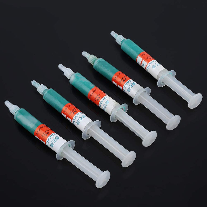 Diamond polishing paste set, 5 pieces, W20#600 | Oil soluble abrasive paste for jewelry and metal, various grits, efficient application, no corrosion