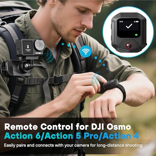 GPS Remote Control for DJI Osmo Action 6/Action 5 Pro/Action 4/Osmo 360