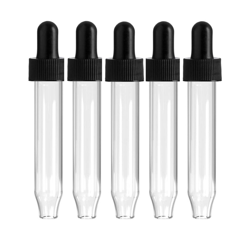 [Australia - AusPower] - 5 Pack Glass Dropper Tube Replacement Accessories Pro Parts for SeaHorse Lab Science Experiment (Without Black Tops) 