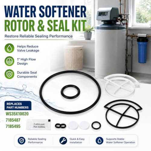 WS35X10020 Water Softener Rotor Seal Kit Replacement