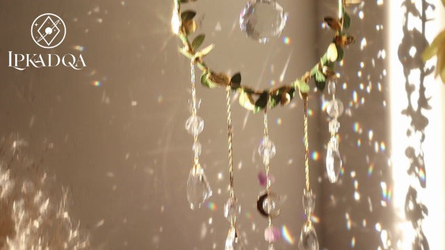 Suncatcher - Hanging Crystals Sun Catchers with Healing Amethyst Style1