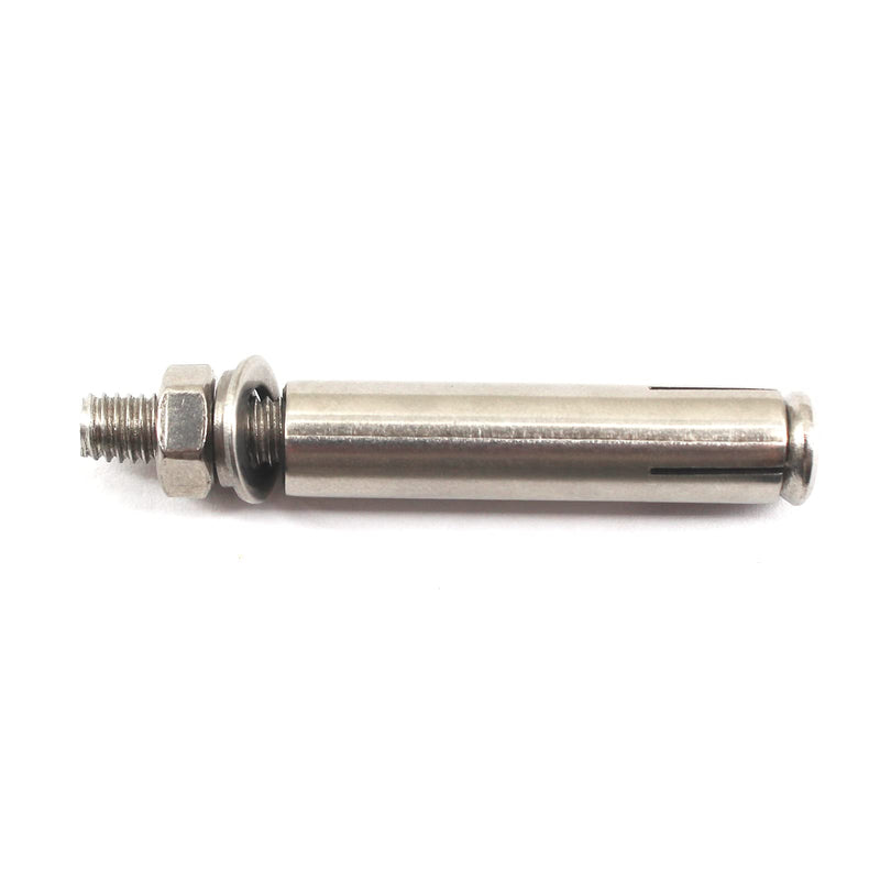 [Australia - AusPower] - 6 Pcs M10x110 304 Stainless Steel External Expansion Bolts Screw Sleeve Anchor Bolt 