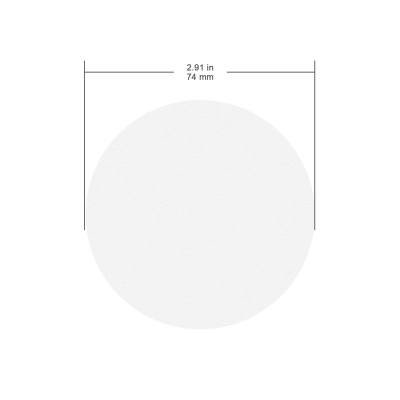 [Australia - AusPower] - Qualitative Filter Paper Circles, 74 mm Diameter Cellulose Lab Filter Paper, 20 Micron Particle Retention, Medium Flow Filtration Speed, Pack of 100 