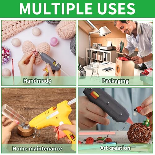 Dxmimer mini hot glue sticks, 3-foot long, 0.27-inch diameter, for mini glue guns and DIY crafts